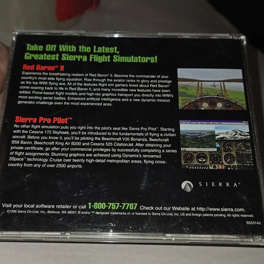 NASCAR RACING 2 (PC CD ROM, 1996) PC Sierra Computer Jewel Case Game